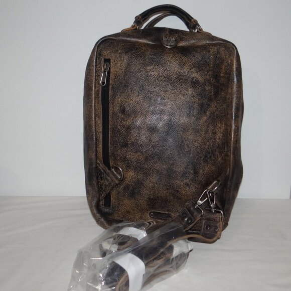 BED STU distressed leather KAMET backpack NWT